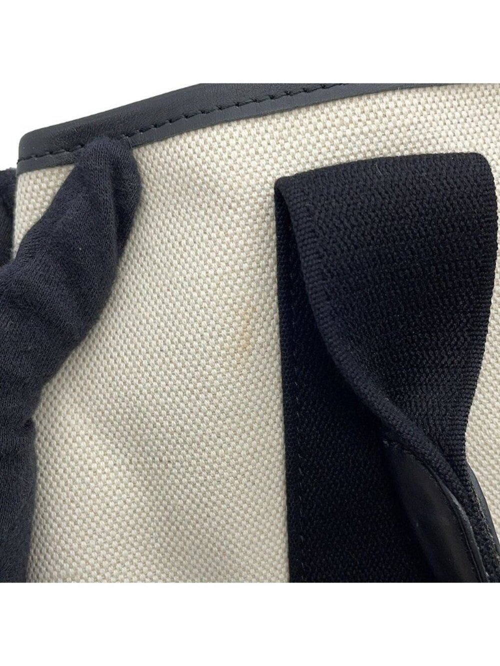 Balenciaga Tote Navy Cabas S Black White - Picture 6 of 10